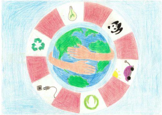 Bild zum Thema Nachhaltigkeit mit Rettungsring zu verschiedenen Nachhaltigkeitsthemen