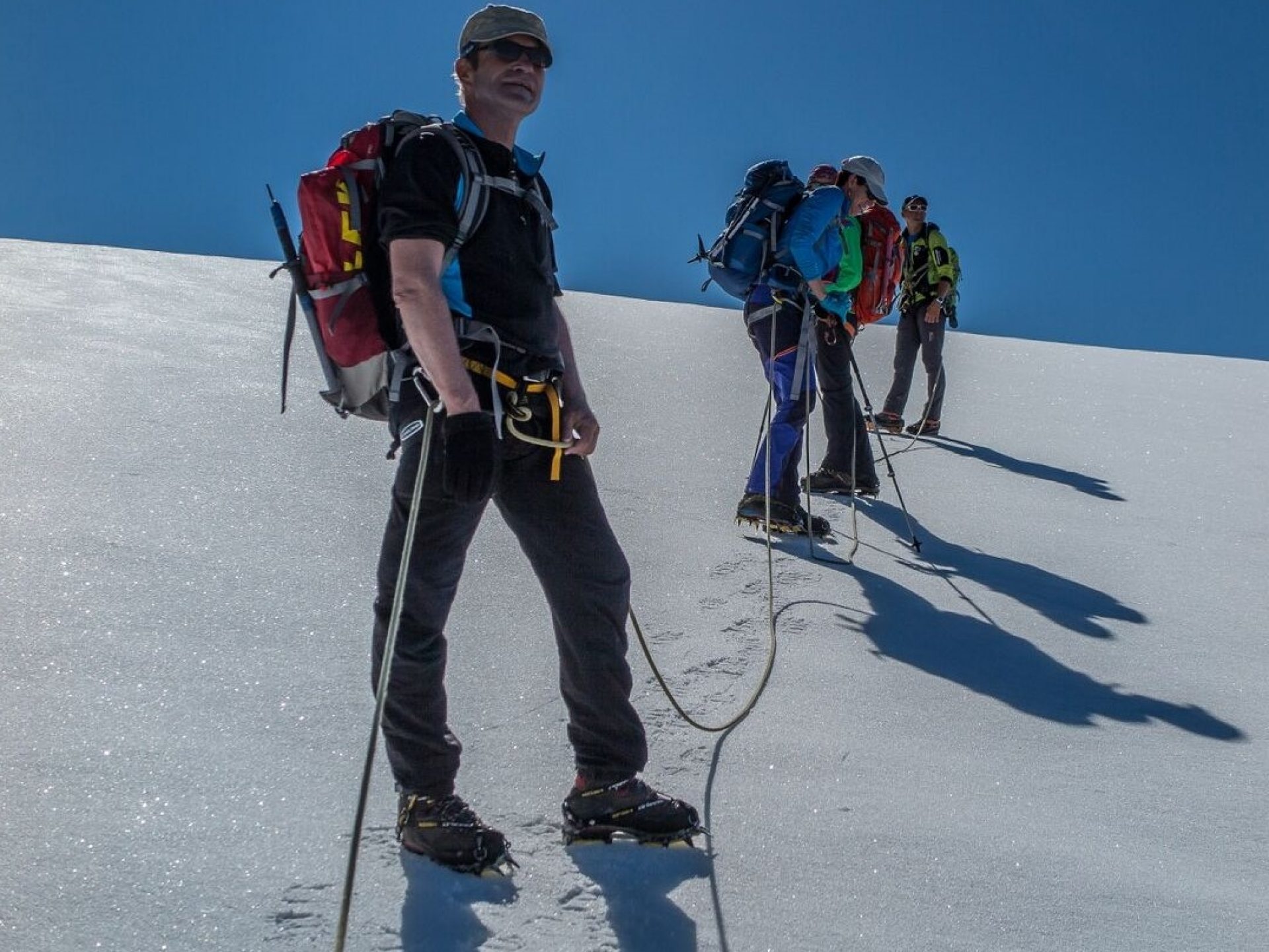 Auf dem Weg zu einer SAC-Hütte.