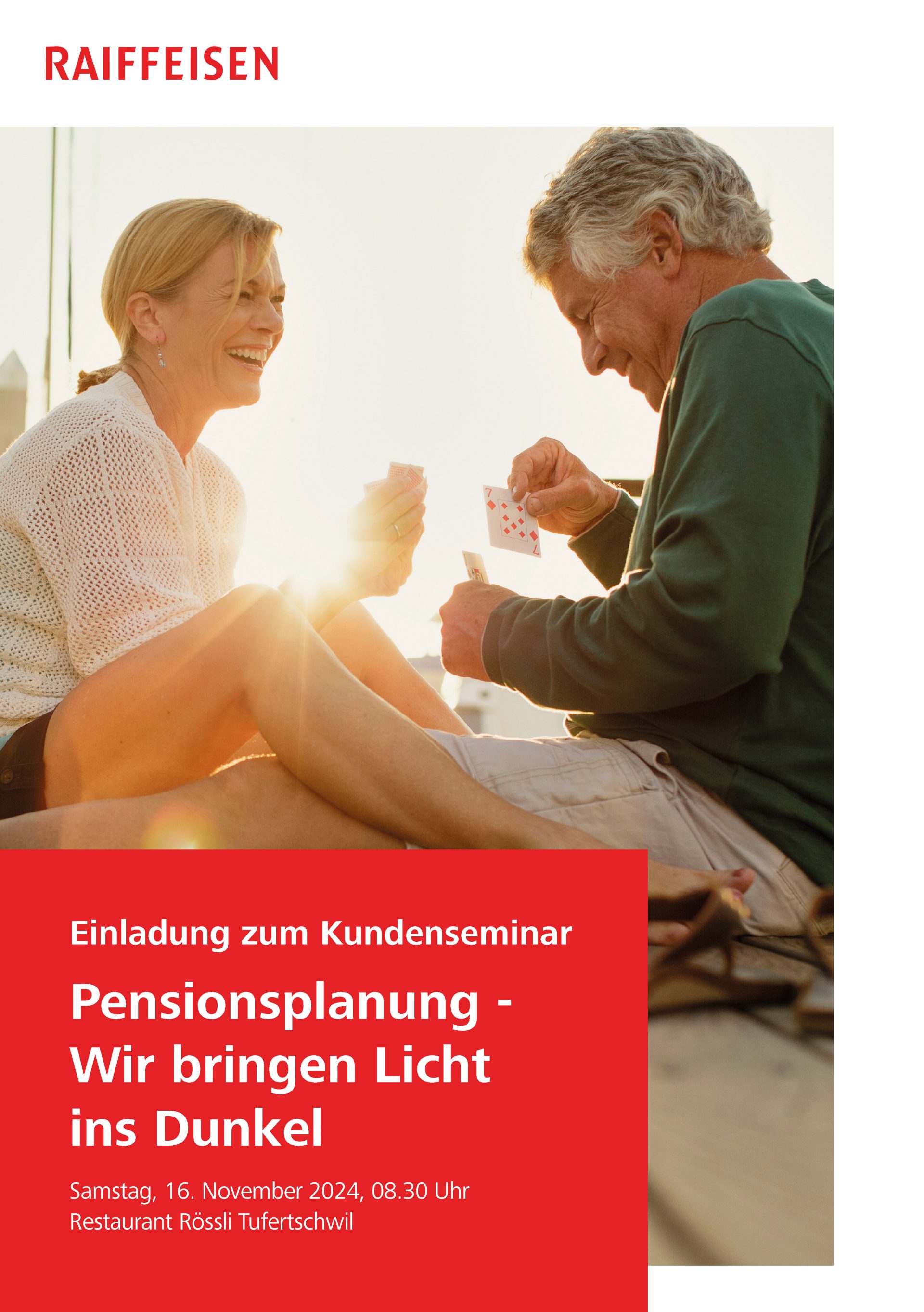 Flyer Pensionsplanungsanlass