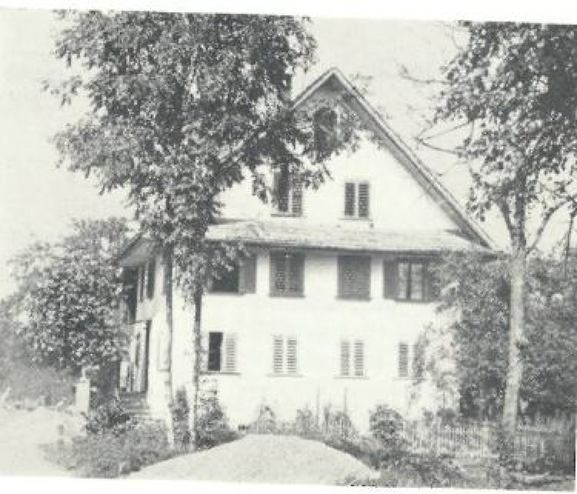 1920 - 1921:  in der Gass, später Garage A.+R. Kuhn AG, heute Überbauung Albisblick an der Luzernstrasse